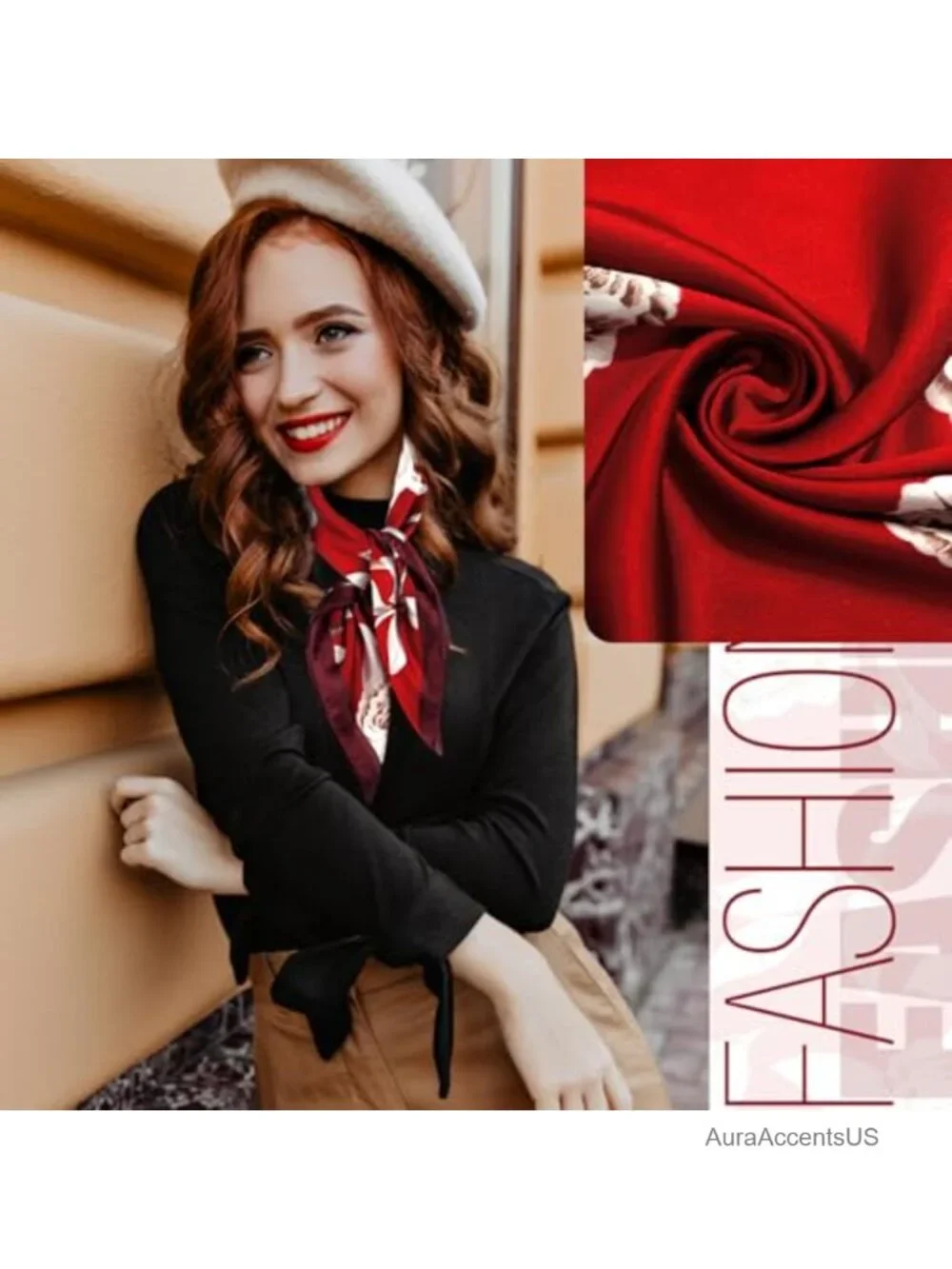 27.5x27.5 Soft Lightweight Square Fashion Scarf